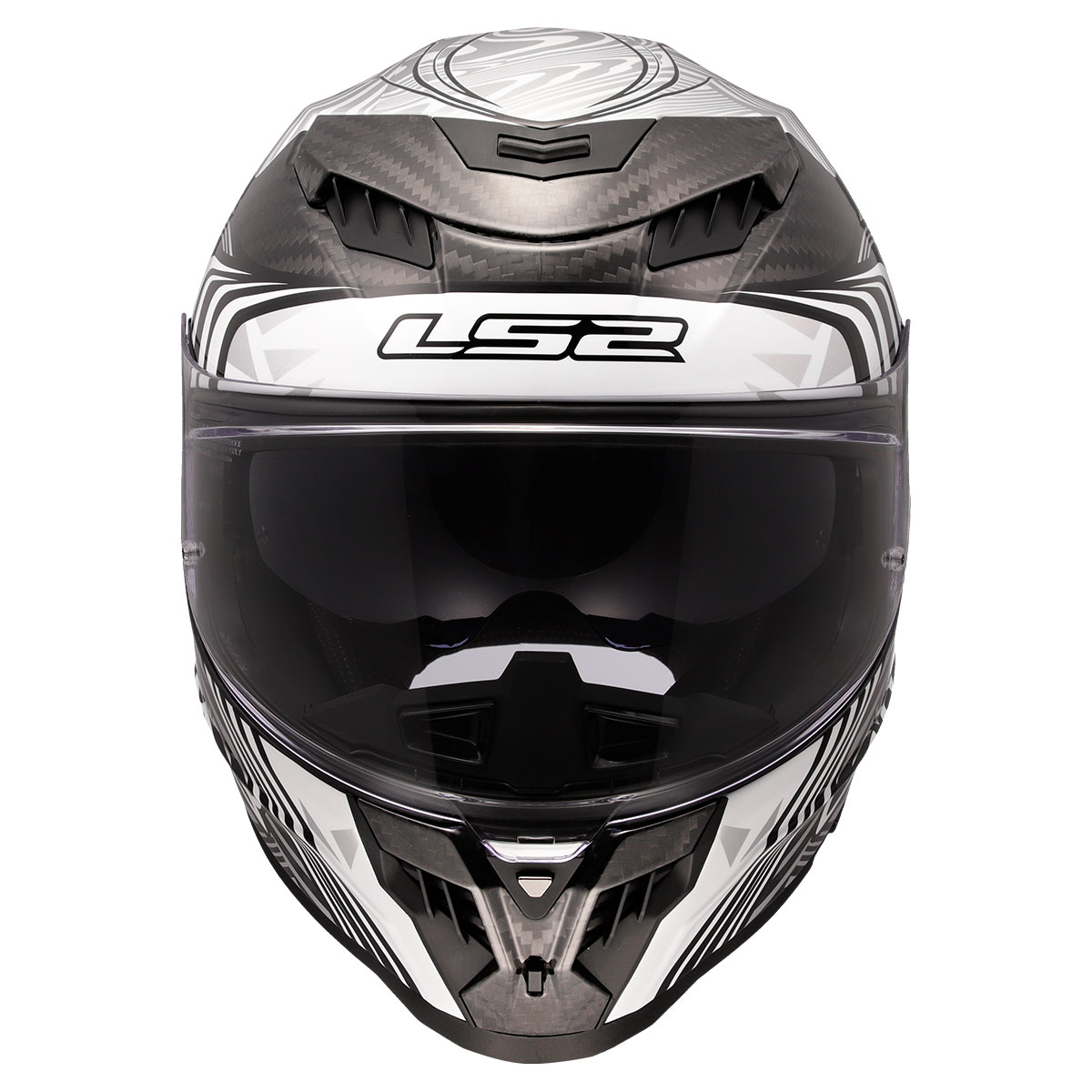 LS2 DRAGON KARBON ENTHUM SİYAH-GRİ KASK